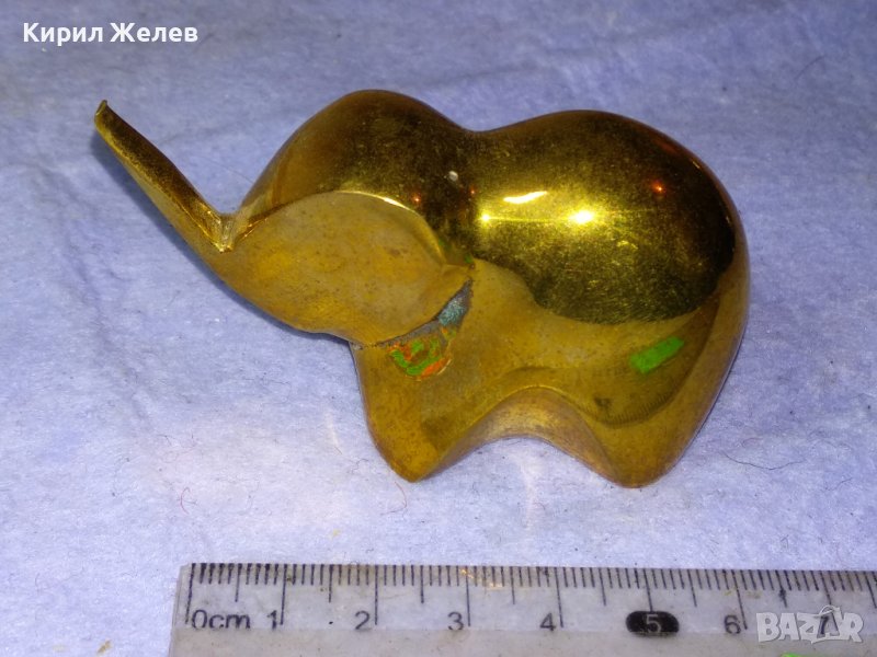 МАЛКО СЛАДКО СЛОНЧЕ Декоративна ПОЗЛАТЕНА МЕСИНГОВА ФИГУРКА За ЩАСТИЕ За ДОМА КОЛЕКЦИЯ УКРАСА 41402, снимка 1