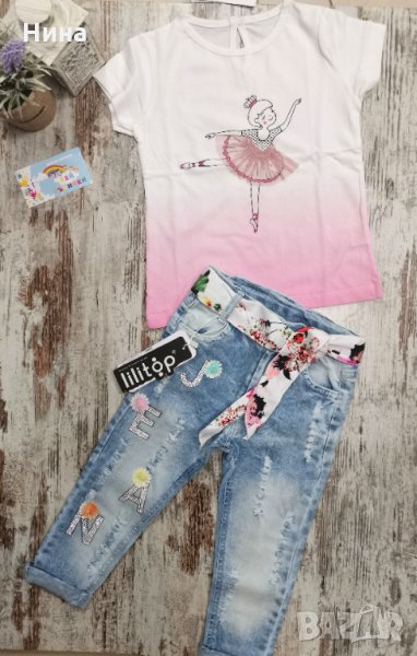 Тениска с балерина 🩰, снимка 1