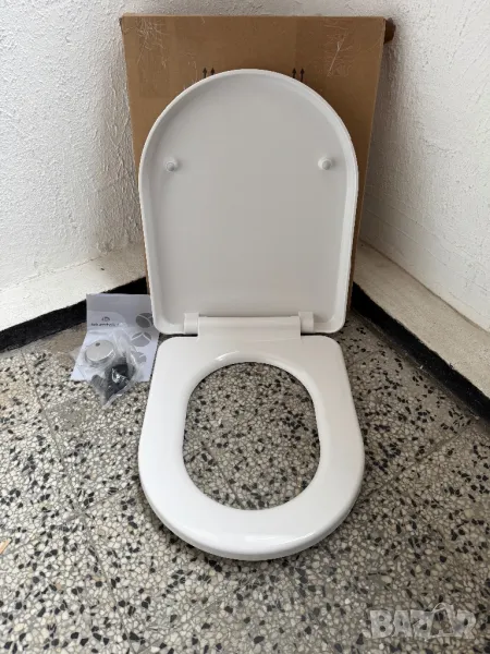 Тоалетна седалка Blumfeldt 10036244, Плавно Затваряне, Бяла!, снимка 1