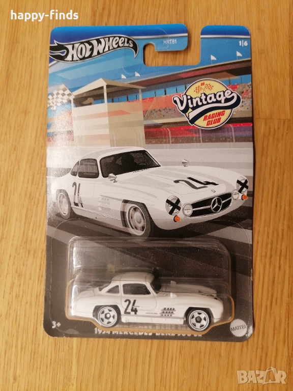 Hot Wheels 1954 Mercedes-Benz 300 SL от серия Vintage Racing Club, №1/6., снимка 1