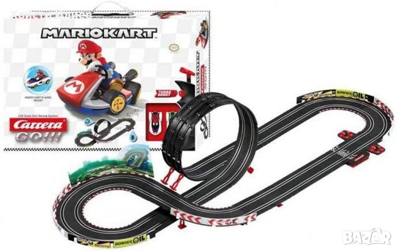 Аутобан Състезателна писта Carrera Go Mario Kart Супер Марио с лупинг, снимка 1