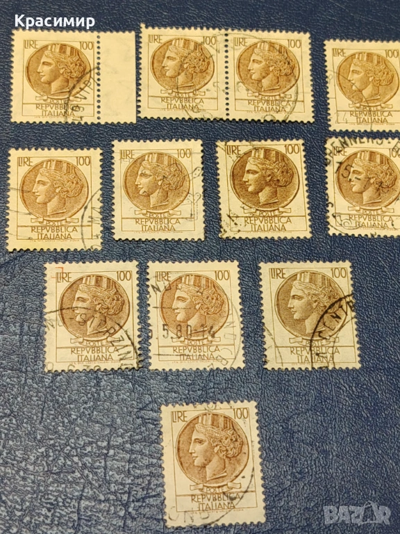 Винтидж ПОЩЕНСКИ марки Италия , снимка 1