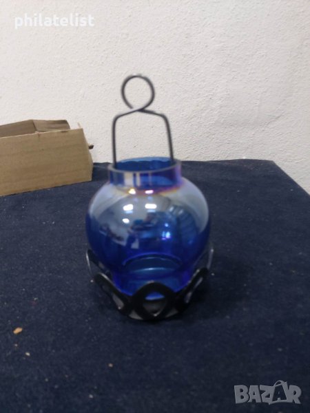 Свещник - син №2, снимка 1