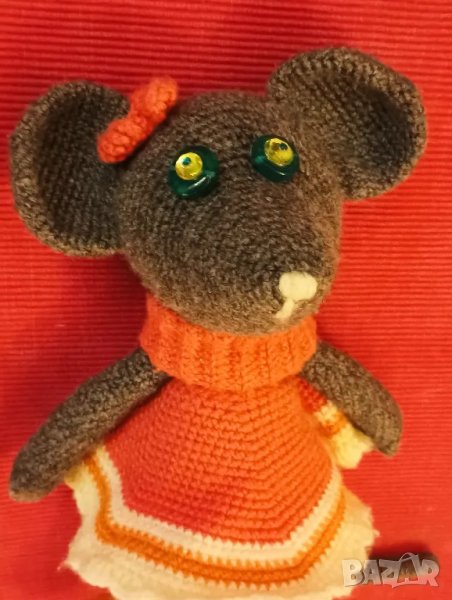 Ръчно изработена кукла, мишка. , снимка 1