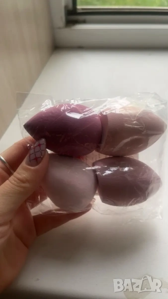 Комплект от 4 бр. тампони за нанасяне на грим , снимка 1