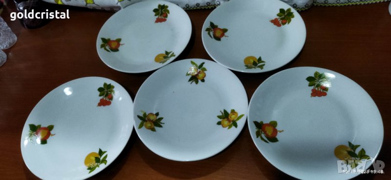 Стар български порцелан чинии , снимка 1
