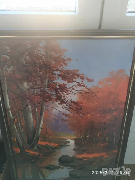 Продавам картина върху фазер, снимка 1