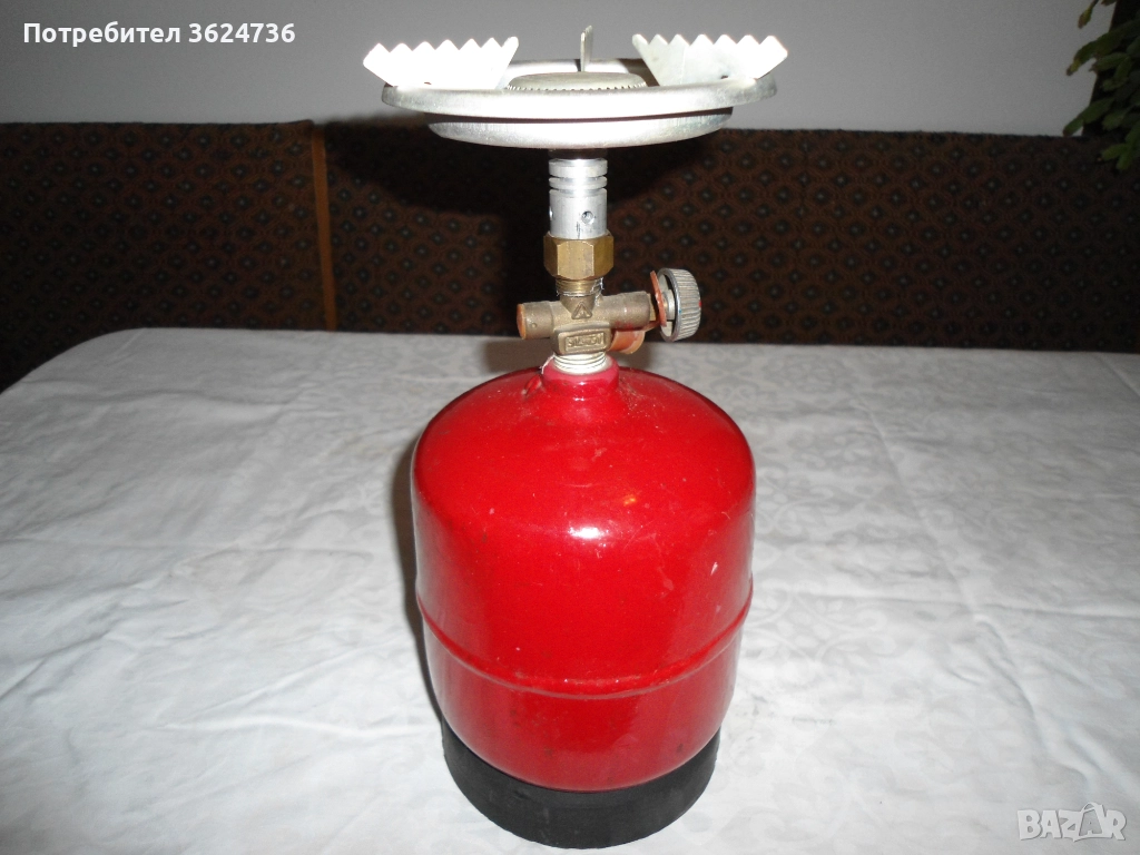Малка газова бутилка с котлон, снимка 1