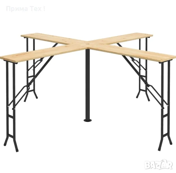 Сгъваема маса Outsunny за до 20 човека  , снимка 1