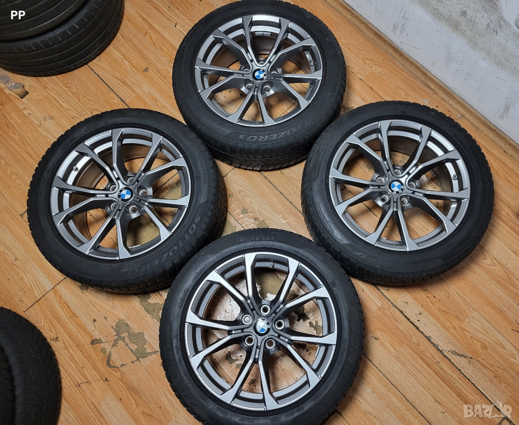 Джанти 17" 5х112 ОЕ BMW Style 776 Зимни гуми Pirelli 225/50/17, снимка 1
