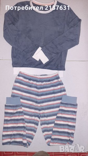 НОВА  ! ДЕТСКА ХАВЛИЕНА  ПИЖАМА  -  Размер 134 /140 , снимка 1