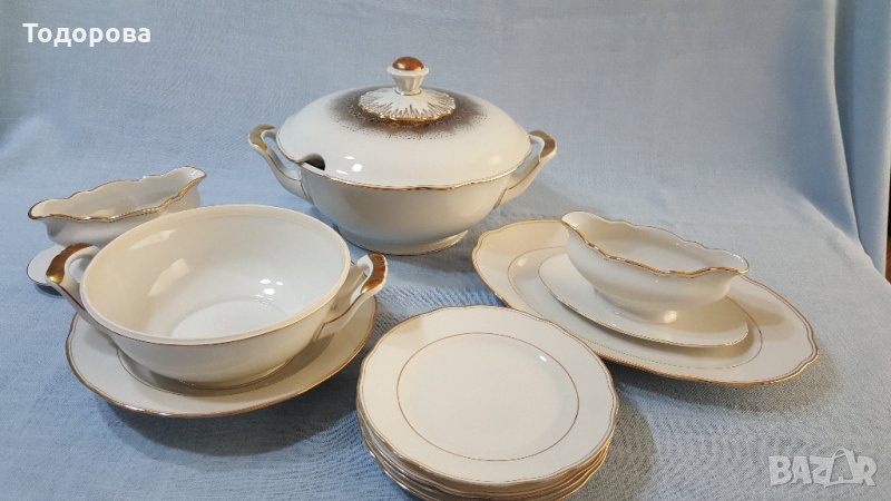 Старинен порцеланов сет за хранене - Бавария , снимка 1