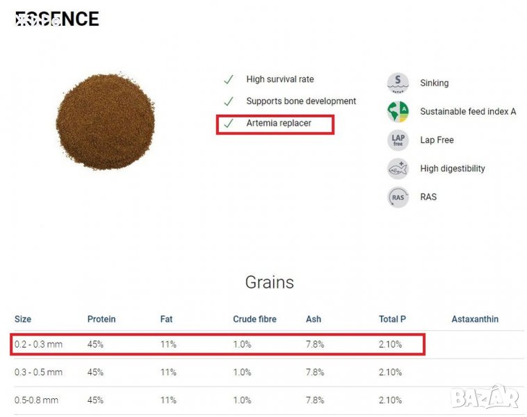 Essence ( Есенс ) Храна за Декоративни Рибки, снимка 1
