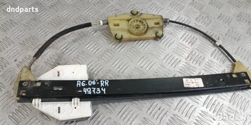 Стъклоповдигач Audi A6 4F 2006г.(заден десен)	, снимка 1