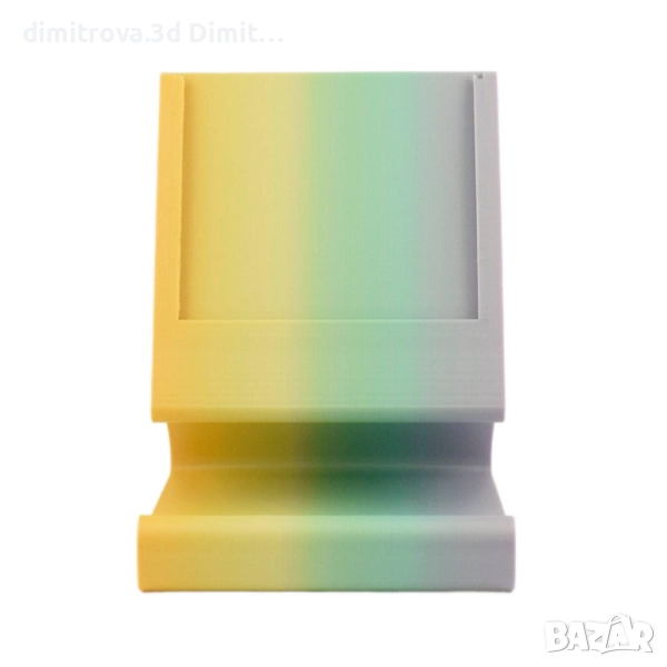 Цветна 3D стойка за телефон с възможност за персонализация и снимка, снимка 1