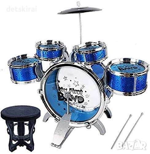 Барабани със стол Jazz Drums, снимка 1