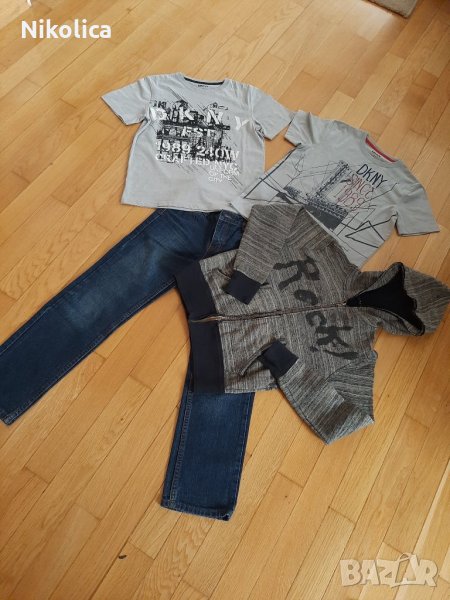НОВИ дънки Dkny и блузки Dkny,LCW за 10 г.момче, снимка 1