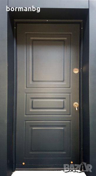 Борман Блиндирани Врати - SL-100- Орех Металик, снимка 1