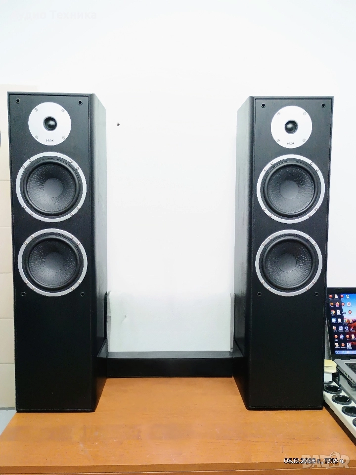 Трилентови тонколони Eltax Universe. Перфектни! Произведени в Дания. , снимка 1