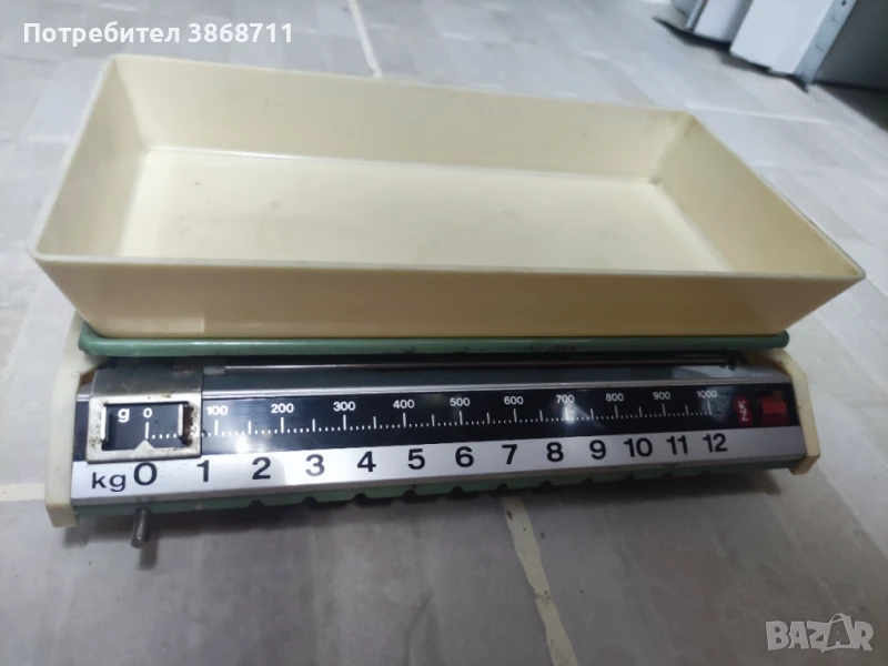 Ретро механична кухненска везна до 12 кг, снимка 1