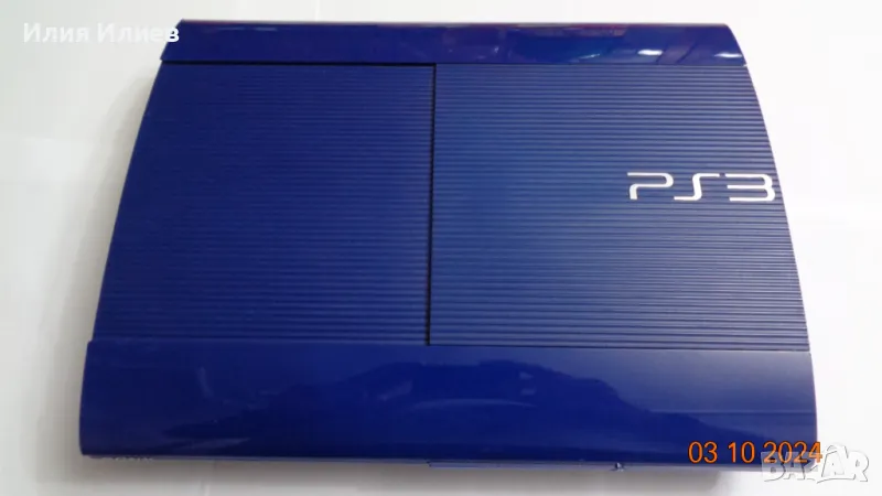 Sony PlayStation 3 Super Slim Azure Blue 500GB, снимка 1