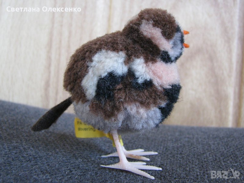  Колекционерска мека играчка Steiff Sparrow врабче, снимка 1