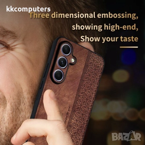 Samsung Galaxy A26 5G AZNS Удароустойчив Кожен Калъф и Протектор, снимка 7 - Калъфи, кейсове - 51483681