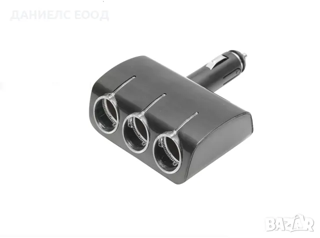 LED Разклонител за запалка без кабел с 3 гнезда - 120W, 12V/24V., снимка 3 - Аксесоари и консумативи - 47394999