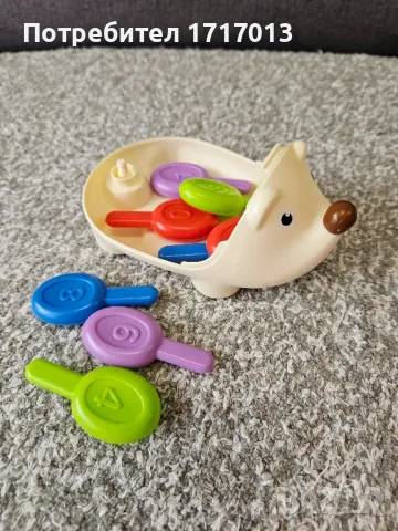 Образователни играчки таралежи – за моторика, цветове и цифри, снимка 6 - Образователни игри - 49794307