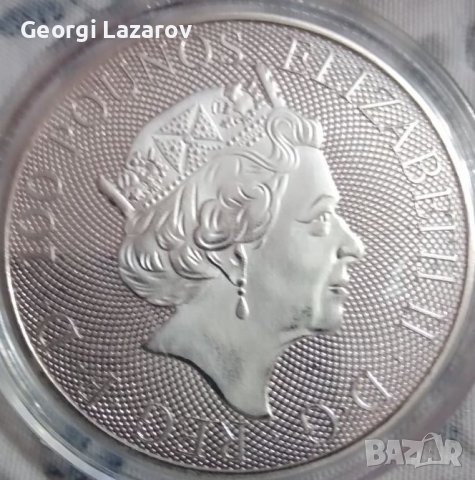 100 ПАУНДА 2021 ЕЛИЗАБЕТ, снимка 3 - Нумизматика и бонистика - 39847887