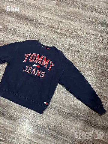 Tommy Jeans Big Logo men’s crewneck размер С , снимка 2 - Блузи - 48921529