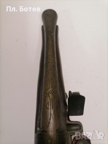 Стар кремъчен пистолет , снимка 5 - Антикварни и старинни предмети - 39965335