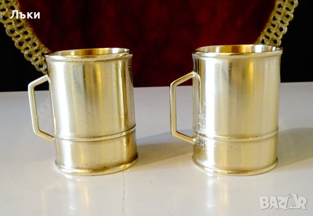 Бронзови чаши Tchibo,за ракия,кафе. , снимка 6 - Антикварни и старинни предмети - 40169268