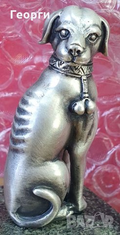 Сребърно куче Фаберже Уникат!!!Окончателна цена., снимка 12 - Антикварни и старинни предмети - 26742107