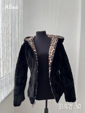 Двулицево зимно яке 2в1, снимка 3 - Якета - 43153567