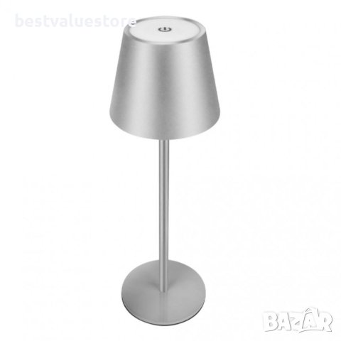 LED Настолна Лампа Безжична Сребриста Ip44