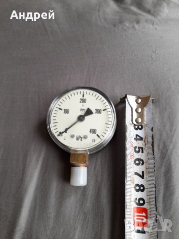 Стар манометър #6, снимка 4 - Антикварни и старинни предмети - 32995700