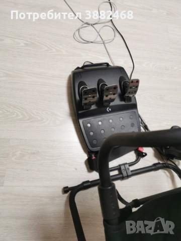 Logitech 923 със стол от Германия , снимка 3 - Игри за PlayStation - 52776544