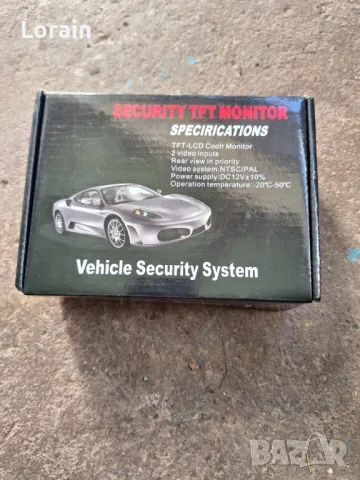 Камера и монитор(сгъваем) за задно виждане за кола