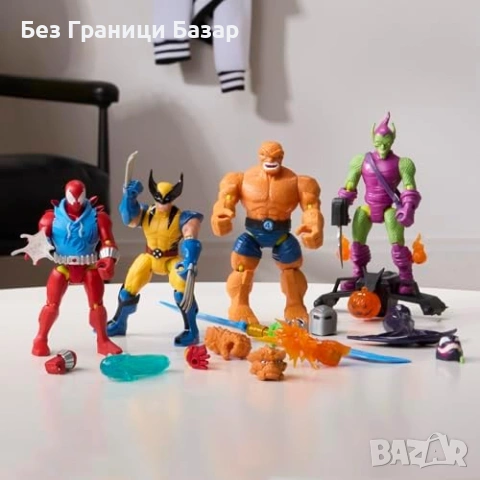Нова Marvel Wolverine MixMashers 5” Екшън фигура Комбиниране части 4+, снимка 9 - Други - 53390688