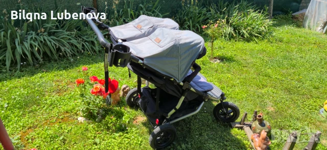 Количка за близнаци Mountain Buggy, снимка 4 - Детски колички - 50730236