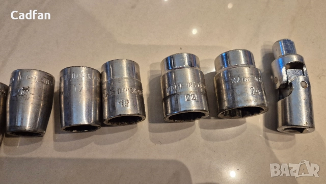 Комплект вложки дванадесетостен 1/2" 8-24мм, снимка 3 - Гедорета - 52956054