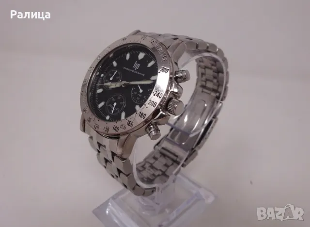 Френски кварцов часовник LIP хронограф, снимка 5 - Мъжки - 47916365