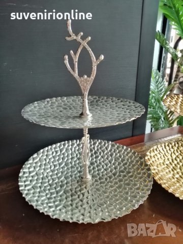 Декоративна бонбониера /стойка за сладкиши , снимка 4 - Декорация за дома - 38295927