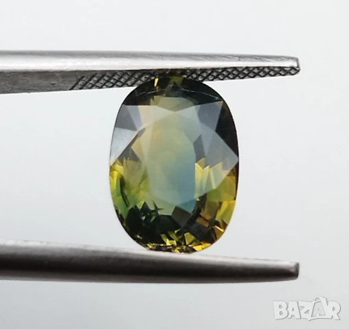 Рядък ненагряван двуцветен сапфир 2.01кт! Сертификат! Нов!, снимка 10 - Други - 47390457