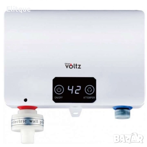 Проточен бойлер, 5500W, до 55° Сензорен панел, Бял, снимка 4 - Друга електроника - 52852406