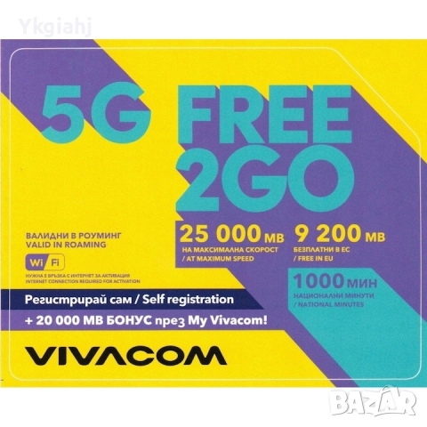 Регистрирани предплатени сим карти, на A1, Yettel и Vivacom 100% анонимни и неоткриваеми., снимка 3 - Други - 52713967