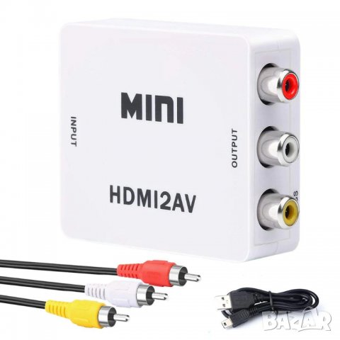 Аудио/Видео активен конвертор от HDMI към AV (CVBS) , снимка 8 - Кабели и адаптери - 26546612