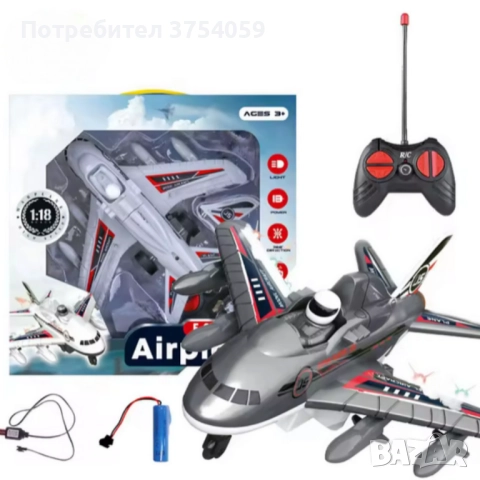 Радио управляван самолет F-25 Falcon, снимка 3 - Влакчета, самолети, хеликоптери - 52358367