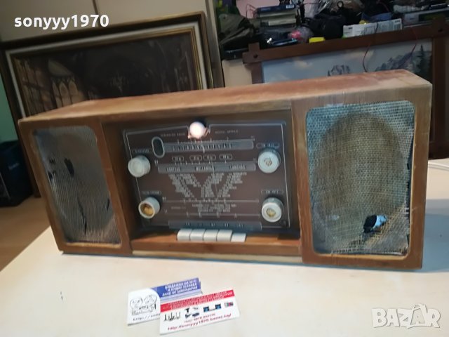 SOLD-поръчано-АНТИКА-лампово ретро радио от швеция 1107212049